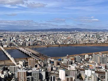 梅田スカイビル・空中庭園展望台に投稿された画像（2023/2/11）