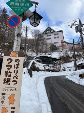 のぼりべつクマ牧場に投稿された画像（2023/2/11）