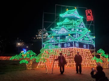 大阪城イルミナージュに投稿された画像（2023/2/13）