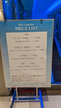 横浜ランドマークタワー 69階展望フロア スカイガーデンに投稿された画像（2023/2/14）