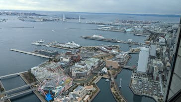 横浜ランドマークタワー 69階展望フロア スカイガーデンに投稿された画像（2023/2/14）