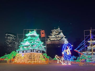 大阪城イルミナージュに投稿された画像（2023/2/18）