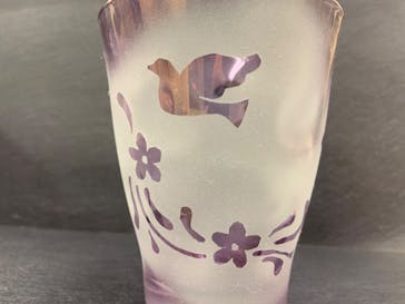 サンドブラスト本部教室 砂で削るガラス工芸教室に投稿された画像（2023/2/22）