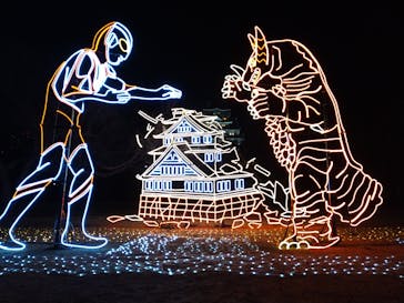 大阪城イルミナージュに投稿された画像（2023/2/24）