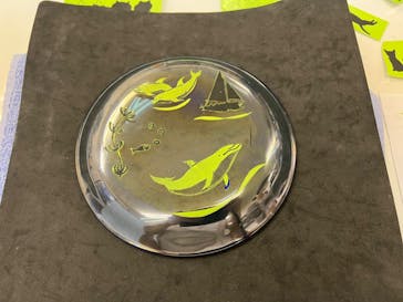 サンドブラスト本部教室 砂で削るガラス工芸教室に投稿された画像（2023/4/16）