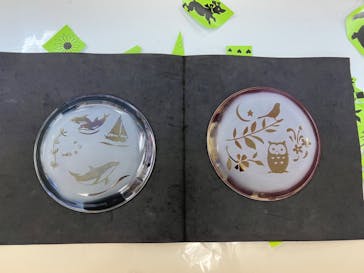 サンドブラスト本部教室 砂で削るガラス工芸教室に投稿された画像（2023/4/16）