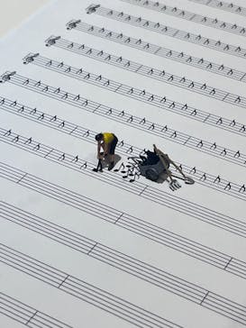 MINIATURE LIFE展 ー田中達也 見立ての世界ーに投稿された画像（2023/4/26）