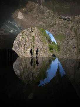 清津峡渓谷トンネルに投稿された画像（2023/4/29）