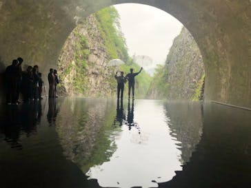 清津峡渓谷トンネルに投稿された画像（2023/4/30）