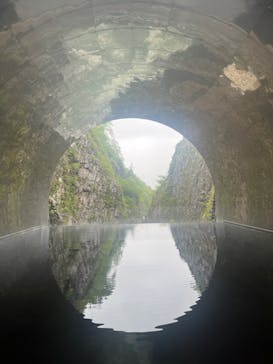 清津峡渓谷トンネルに投稿された画像（2023/5/1）