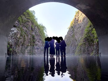 清津峡渓谷トンネルに投稿された画像（2023/5/2）