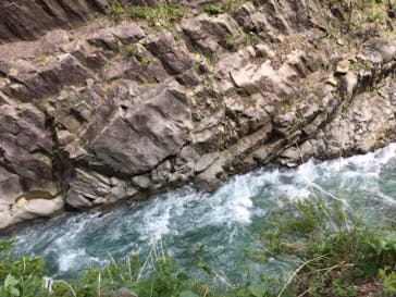 清津峡渓谷トンネルに投稿された画像（2023/5/2）