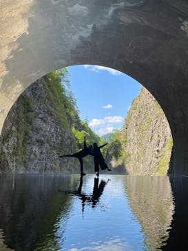清津峡渓谷トンネルに投稿された画像（2023/5/2）