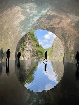 清津峡渓谷トンネルに投稿された画像（2023/5/2）