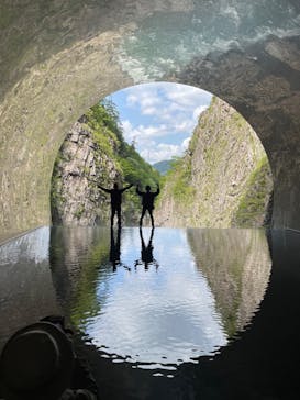清津峡渓谷トンネルに投稿された画像（2023/5/2）