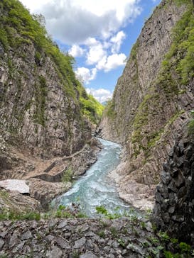 清津峡渓谷トンネルに投稿された画像（2023/5/2）