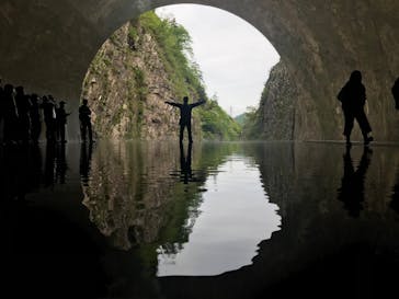 清津峡渓谷トンネルに投稿された画像（2023/5/3）