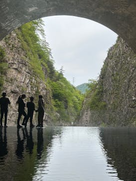 清津峡渓谷トンネルに投稿された画像（2023/5/3）