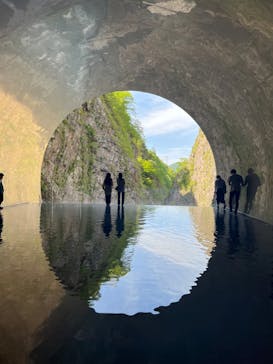 清津峡渓谷トンネルに投稿された画像（2023/5/3）