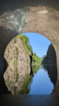 清津峡渓谷トンネルに投稿された画像（2023/5/4）
