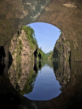 清津峡渓谷トンネルに投稿された画像（2023/5/5）
