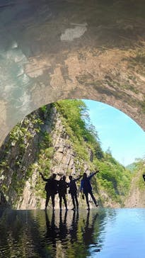 清津峡渓谷トンネルに投稿された画像（2023/5/6）