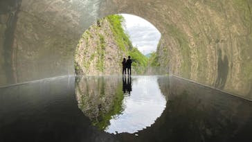 清津峡渓谷トンネルに投稿された画像（2023/5/6）