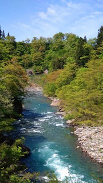 清津峡渓谷トンネルに投稿された画像（2023/5/6）