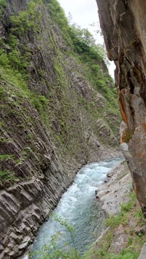 清津峡渓谷トンネルに投稿された画像（2023/5/6）