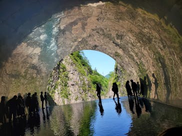 清津峡渓谷トンネルに投稿された画像（2023/5/7）