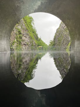 清津峡渓谷トンネルに投稿された画像（2023/5/7）