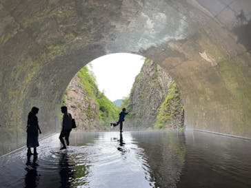 清津峡渓谷トンネルに投稿された画像（2023/5/7）