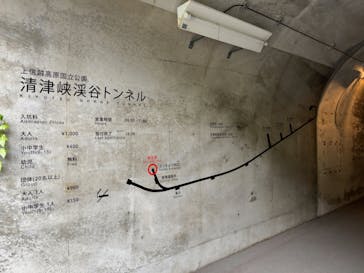 清津峡渓谷トンネルに投稿された画像（2023/5/7）