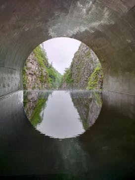 清津峡渓谷トンネルに投稿された画像（2023/5/7）