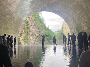 清津峡渓谷トンネルに投稿された画像（2023/5/11）