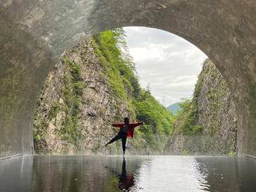 清津峡渓谷トンネルに投稿された画像（2023/5/14）