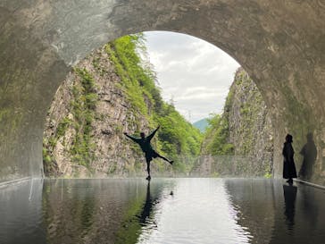 清津峡渓谷トンネルに投稿された画像（2023/5/14）