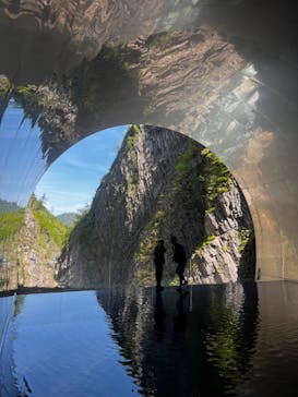 清津峡渓谷トンネルに投稿された画像（2023/5/15）