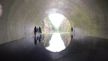 清津峡渓谷トンネルに投稿された画像（2023/7/15）