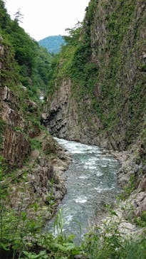 清津峡渓谷トンネルに投稿された画像（2023/7/15）
