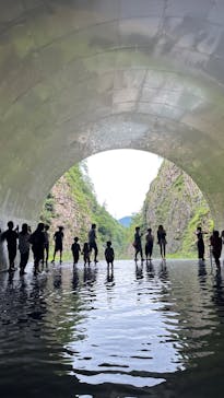 清津峡渓谷トンネルに投稿された画像（2023/7/15）