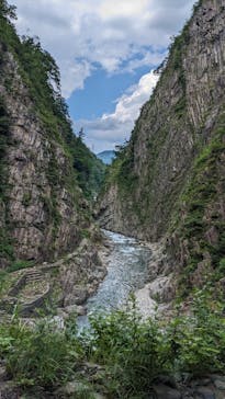 清津峡渓谷トンネルに投稿された画像（2023/7/16）