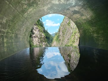 清津峡渓谷トンネルに投稿された画像（2023/7/17）