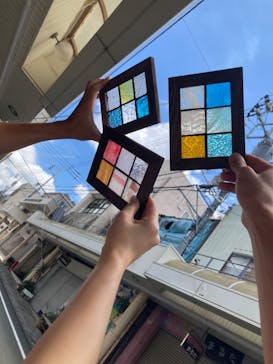 sunsetwave stainedglassに投稿された画像（2023/8/2）
