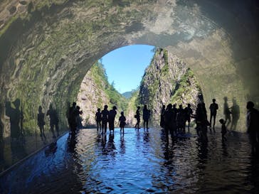 清津峡渓谷トンネルに投稿された画像（2023/8/11）
