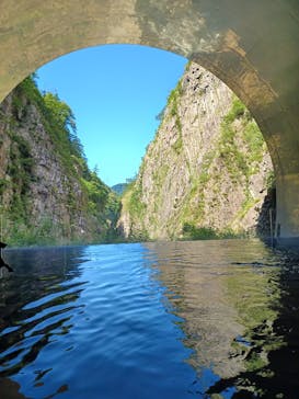 清津峡渓谷トンネルに投稿された画像（2023/8/11）