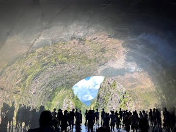 清津峡渓谷トンネルに投稿された画像（2023/8/12）