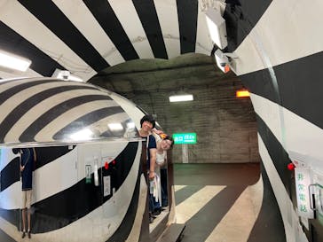 清津峡渓谷トンネルに投稿された画像（2023/8/12）