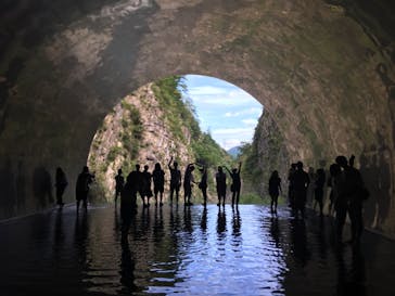 清津峡渓谷トンネルに投稿された画像（2023/8/12）