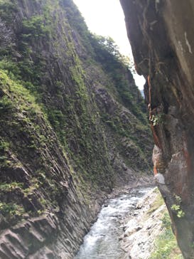 清津峡渓谷トンネルに投稿された画像（2023/8/12）